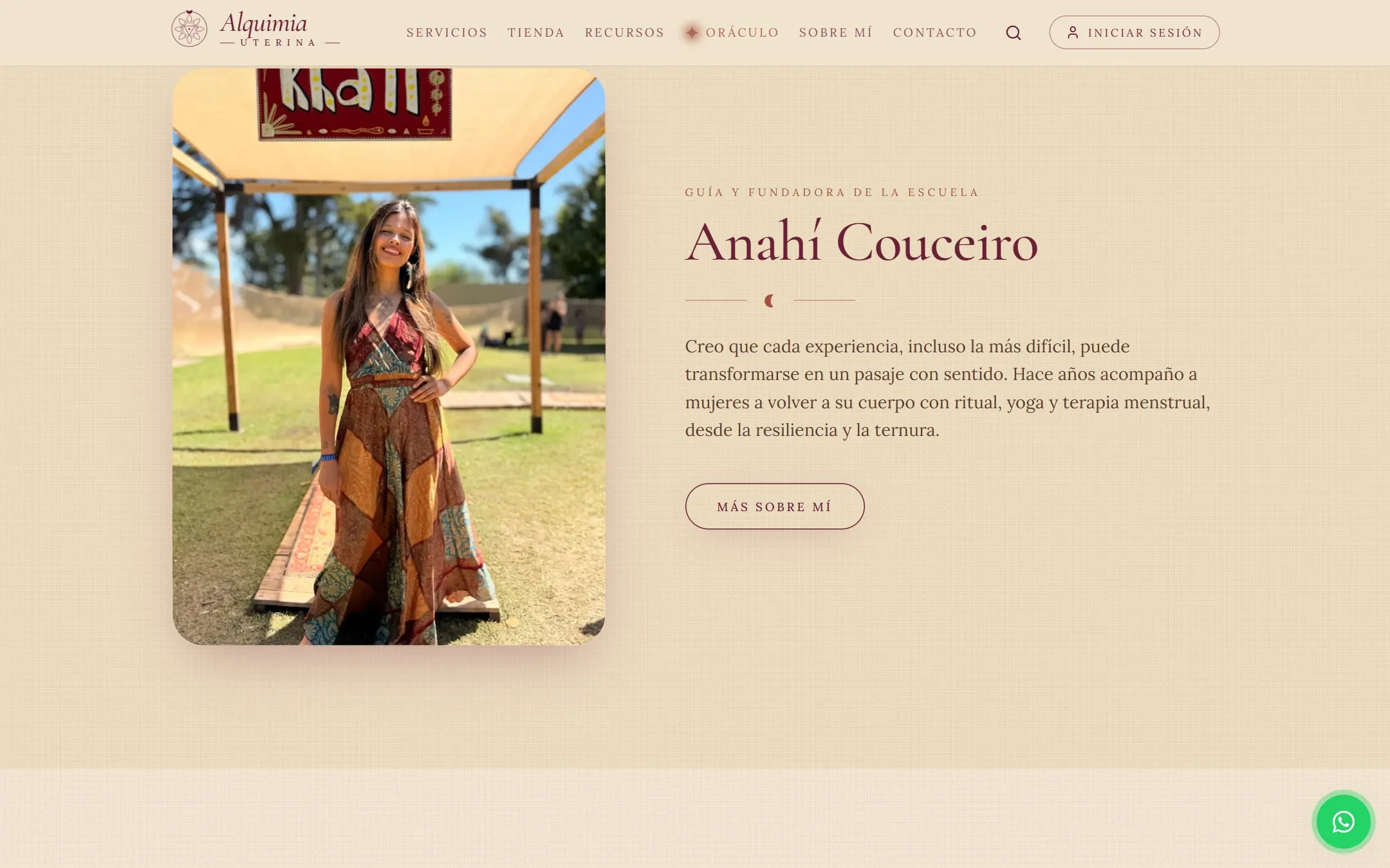 alquimiauterina.org en la compu: la presentación de Anahí Couceiro